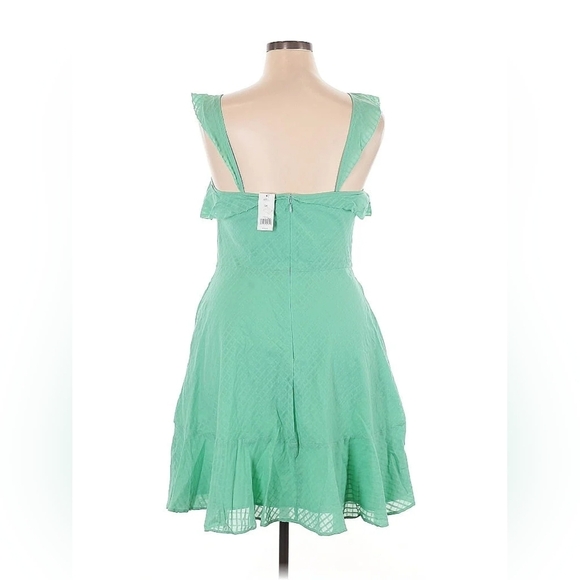 Banana Republic Women's Mint Halter Ruffle Dress - Size 14 - NWT - Picture 6 of 8